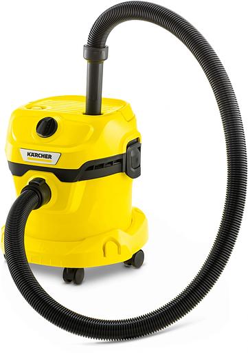 Строительный пылесос Karcher WD 2 Plus V-12/6/18/C Home 1000Вт (уборка: сухая) желтый фото 2