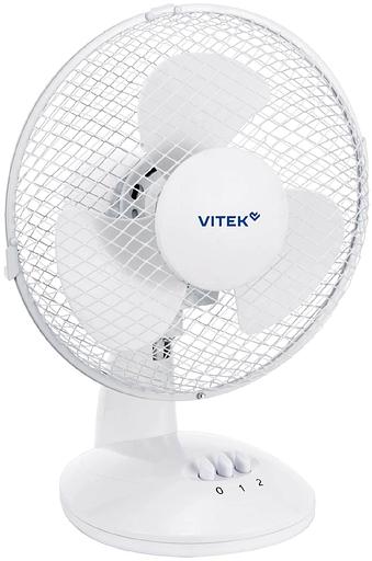 Вентилятор настольный Vitek VTF-0910 22Вт скоростей:3 белый фото 1