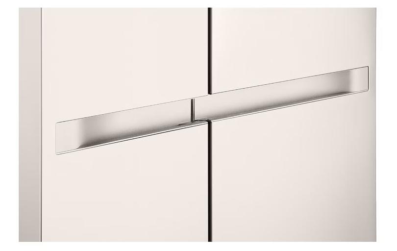 Холодильник LG GC-B257KEHW бежевый двухкамерный 422/206 л., морозилка слева, No Frost, Side by Side фото 2