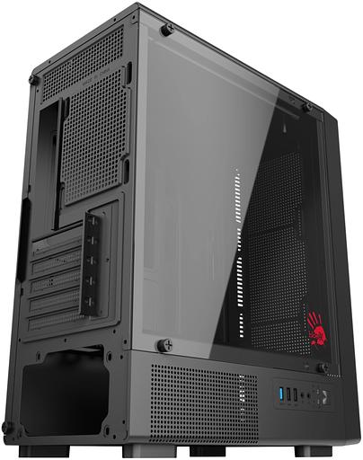 Корпус Bloody BD-CC118 черный без БП mATX 8x120mm 2xUSB2.0 1xUSB3.0 audio bott PSU фото 3