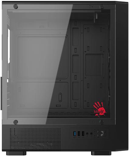 Корпус Bloody BD-CC118 черный без БП mATX 8x120mm 2xUSB2.0 1xUSB3.0 audio bott PSU фото 6