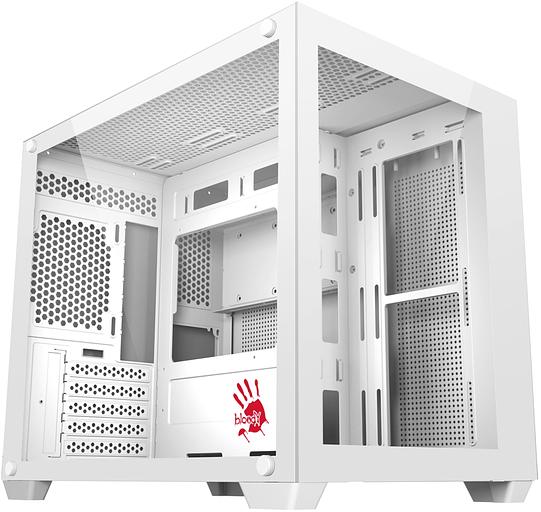 Корпус Bloody BD-CC108 белый без БП mATX 9x120mm 2xUSB3.0 audio bott PSU фото 3