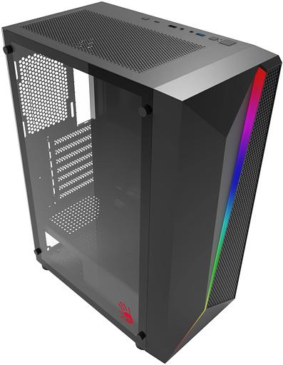 Корпус Bloody BD-CC106 черный без БП ATX 8x120mm 1xUSB2.0 1xUSB3.0 audio bott PSU фото 3