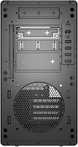 Корпус Digma DCC-MN304 черный без БП mATX 2x120mm 2xUSB2.0 1xUSB3.0 audio фото 7