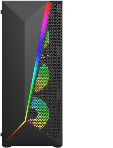 Корпус Bloody BD-CC106F черный без БП ATX 4x120mm 1xUSB2.0 1xUSB3.0 audio bott PSU фото 3