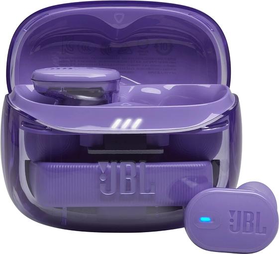 Наушники JBL, модель Tune Buds 2 Ghost фиолетовый фото 1