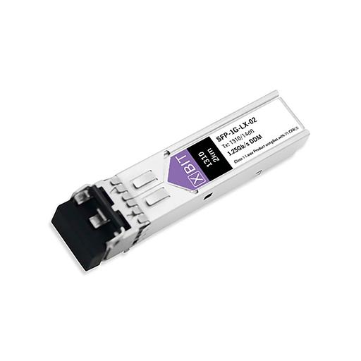 Трансивер XBIT SFP-1G-LX-02 SFP, 1.25Gb/s, 2km, 8dB, 1310nm, SMF, 2LC, DDM фото 1