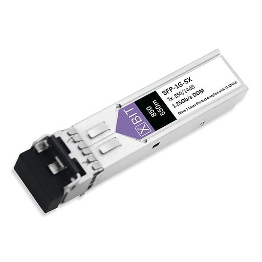 Трансивер XBIT SFP-1G-SX SFP, 1.25Gb/s, 550m, 8dB, 850nm, MMF, 2LC, DDM фото 1
