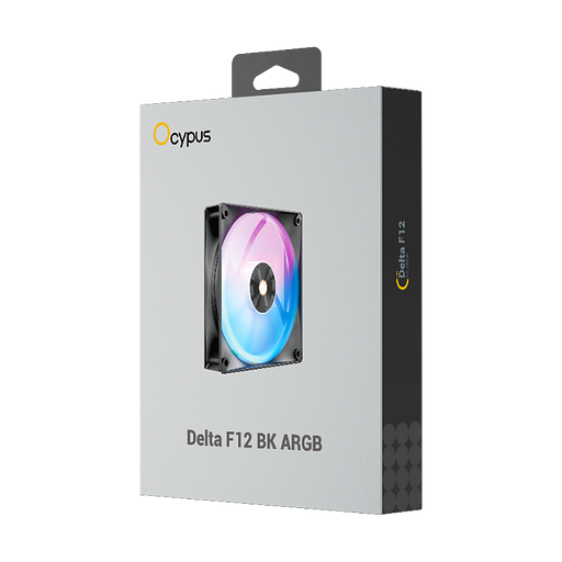 Вентилятор для процессора Fan Ocypus Delta F12 BK ARGB LED / Black / PWM фото 4