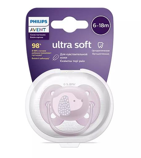 Пустышка ultra soft, собачка, 6-18 мес., 1 шт. Philips Пустышка ultra soft, собачка, 6-18 мес., 1 шт. (SCF092/05) фото 2