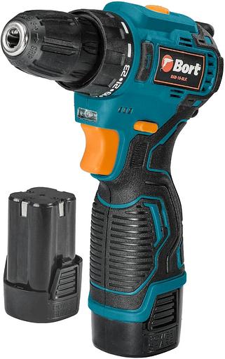 Bort ДРЕЛЬ-ШУРУПОВЕРТ АККУМУЛЯТОРНАЯ BAB-16-BLK (2 АКБ + ЗУ) [93414868] { 16.8 В, 2 Ач, Li-lon, 2 Акк } фото 1
