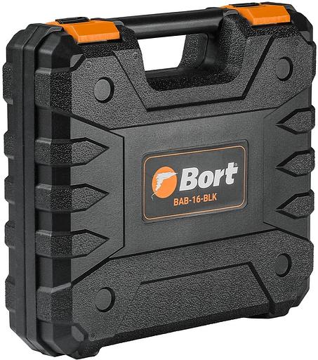 Bort ДРЕЛЬ-ШУРУПОВЕРТ АККУМУЛЯТОРНАЯ BAB-16-BLK (2 АКБ + ЗУ) [93414868] { 16.8 В, 2 Ач, Li-lon, 2 Акк } фото 6