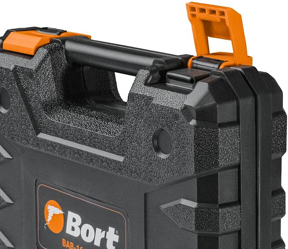 Bort ДРЕЛЬ-ШУРУПОВЕРТ АККУМУЛЯТОРНАЯ BAB-16-BLK (2 АКБ + ЗУ) [93414868] { 16.8 В, 2 Ач, Li-lon, 2 Акк } фото 7