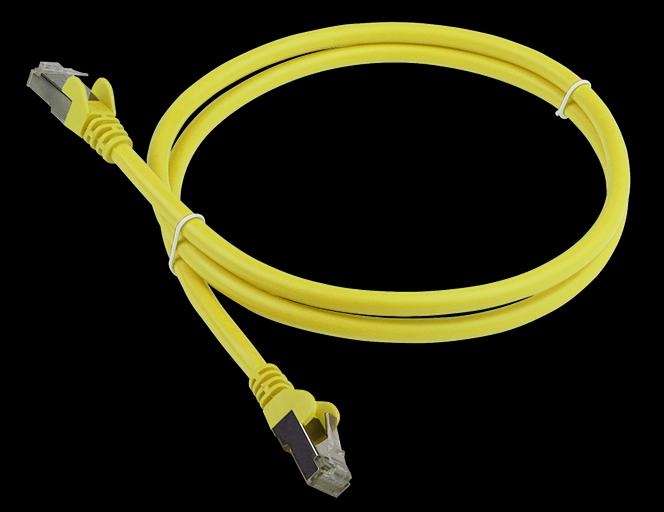 Патч-корд LANMASTER LSZH FTP кат.6, 10 м, желтый фото 1