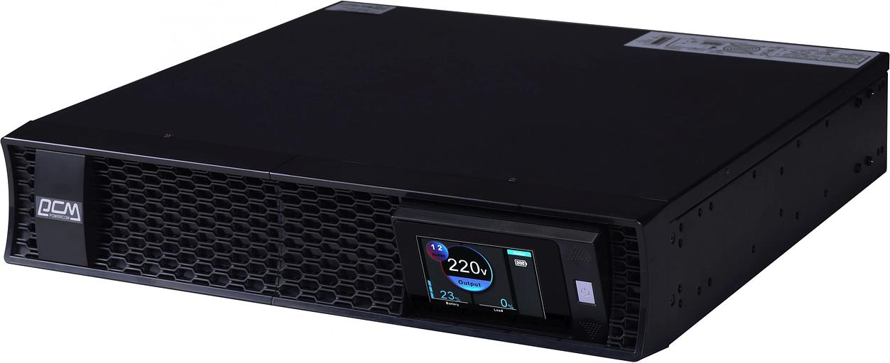 Источник бесперебойного питания Powercom Next, On-Line, 2000VA/2000W, Rack/Tower, 8*IEC320-C13 + 2*C19, LCD, Serial+USB, SmartSlot, подкл. доп. Батарей (2027228) фото 4