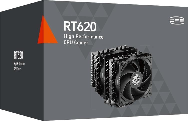 Устройство охлаждения(кулер) PcCooler RT620 BK Soc-AM5/AM4/1151/1200/2066/1700 черный 4-pin 28-32dB Al+Cu 265W Ret (RT620-BKNWXX-GL) фото 6