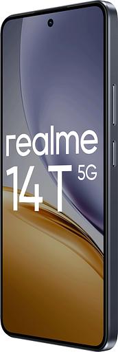 Смартфон Realme RMX5078 14T 5G 128Gb 8Gb черный моноблок 3G 4G 2Sim 6.67" 1080x2400 Android 15 50Mpix 802.11 a/b/g/n/ac NFC GPS GSM900/1800 GSM1900 Protect фото 2
