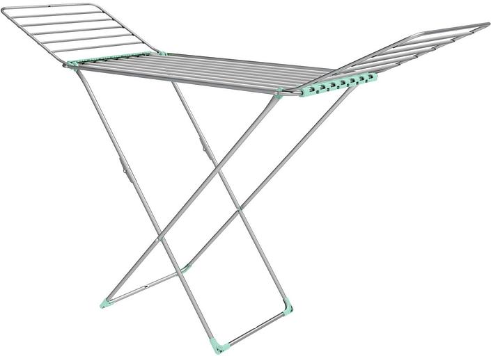Сушка для белья напольная Ника СБТ18 полез.поверх.:18м макс.:15кг серебристый (СБТ18/С) фото 1