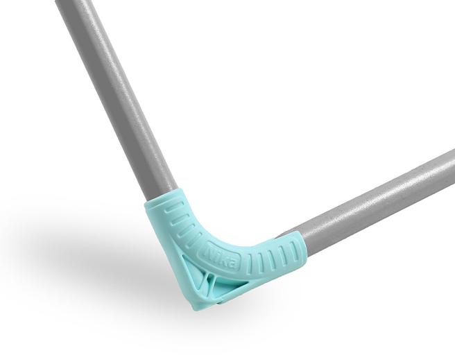 Сушка для белья напольная Ника СБТ18 полез.поверх.:18м макс.:15кг серебристый (СБТ18/С) фото 2