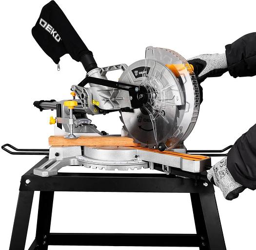 Торцовочная пила Deko DKMS2100-255 2200Вт 4500об/мин d=255мм фото 6