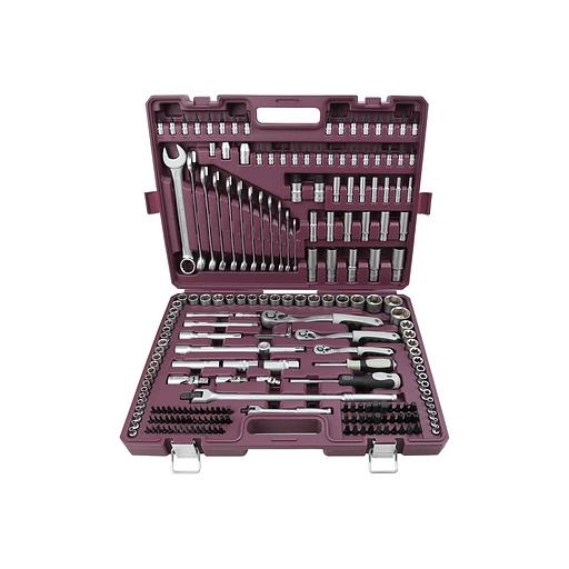 Thorvik TS217 Набор инструмента универсальный 1/4", 3/8", 1/2"DR, 217 предметов фото 1