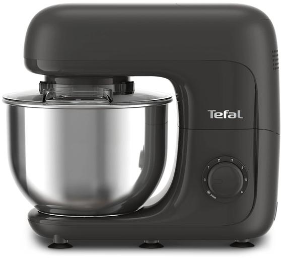 Кухонная машина Tefal Bake Essential QB161H38 планетар.вращ. 800Вт черный/серебристый фото 3
