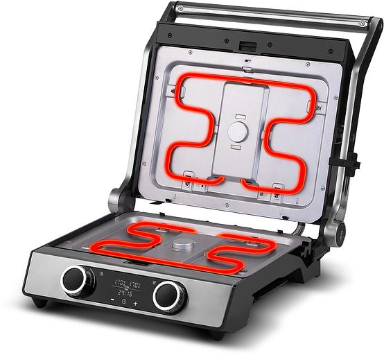 Электрогриль Galaxy Line GL2984 2200Вт серебристый фото 7