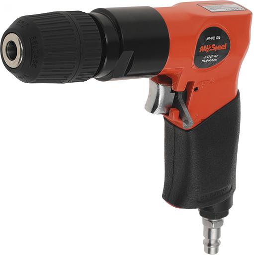 Дрель прямая Av Steel AV-701101 106л/мин патр.:быстрозажимной оранжевый/черный фото 1