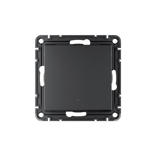 ATLASDESIGN SMART 1-кл. ВЫКЛЮЧАТЕЛЬ с подсв., Zigbee, сх.1, L+N, 10А, мех., КАРБОН фото 3