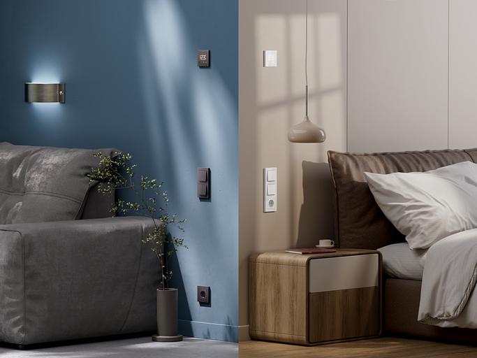 ATLASDESIGN SMART 1-кл. ВЫКЛЮЧАТЕЛЬ с подсв., Zigbee, сх.1, L+N, 10А, мех., КАРБОН фото 6