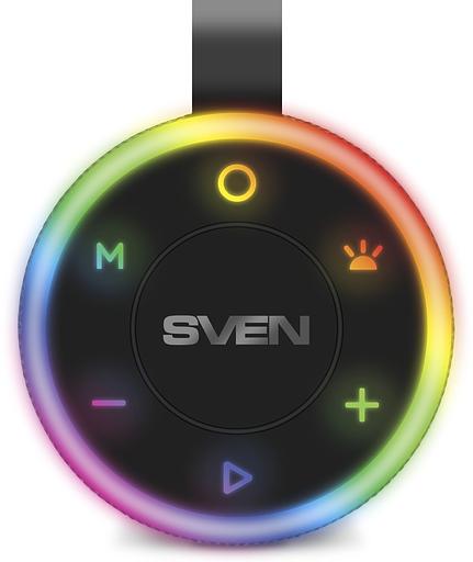 SVEN PS-150, черный (10 Вт, Waterproof (IPx4), TWS, Bluetooth, FM, USB, 1200мА*ч) фото 5