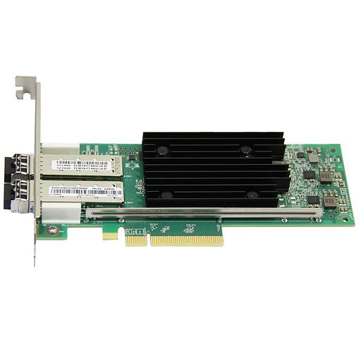 Сетевой адаптер Qlogic QLE2772-SR-SP (MA2810401-C4 А) 32Gb/s FC HBA, 2-port, PCIe v4.0 x8, LowProfile, LC SR MMF, В комплекте две планки (LP + FH) фото 1