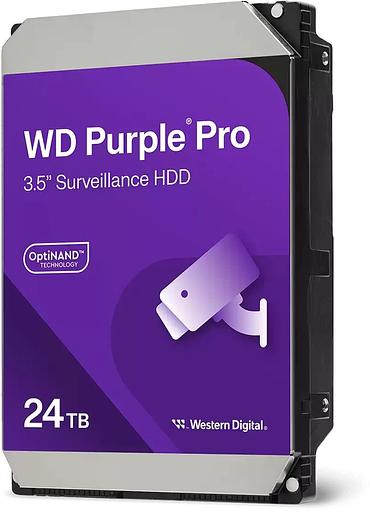 Жесткий диск WD SATA-III 24TB WD240PURP Surveillance Purple Pro (7200rpm) 512Mb 3.5" фото 2