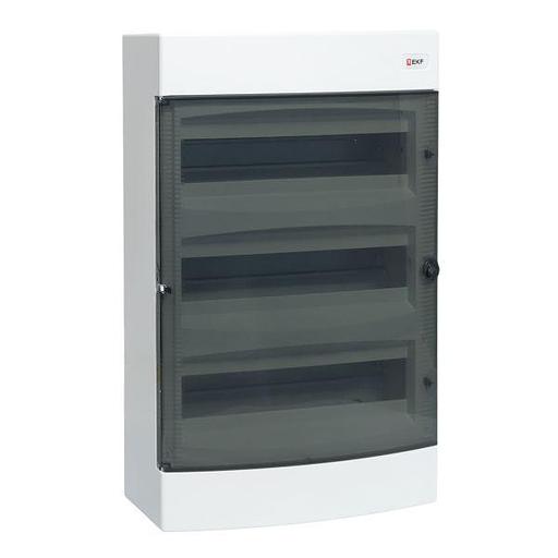 Щит распределительный навесной Unix прозрачная дверь 3х18 модулей IP41 EKF PROxima фото 1