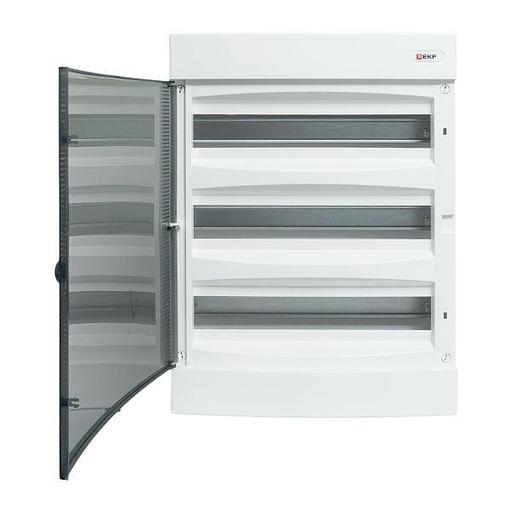 Щит распределительный навесной Unix прозрачная дверь 3х18 модулей IP41 EKF PROxima фото 7