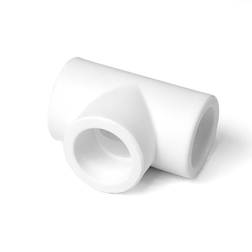 Тройник 25 полипропиленовый PPR белый фото 2