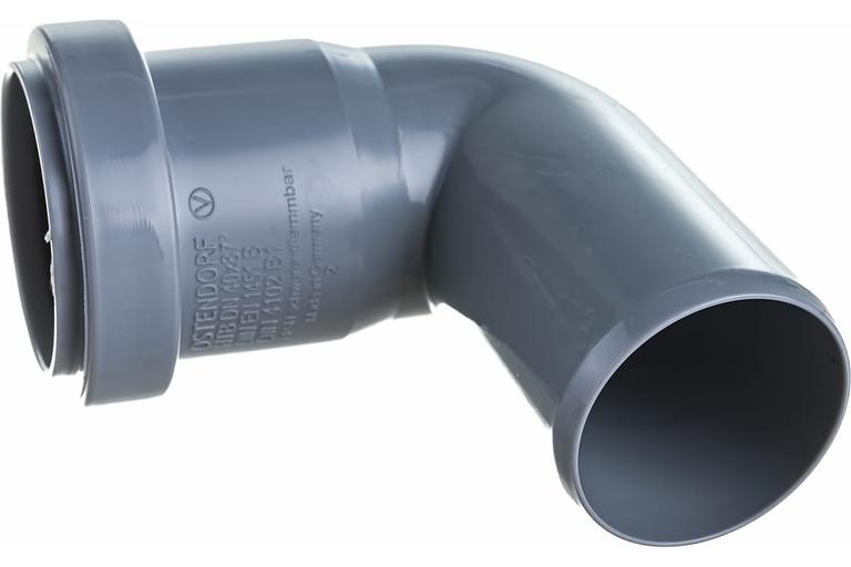 Отвод канализационный 40х87 град. фото 4