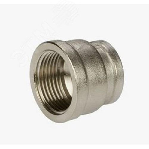 Муфта ВВ 1'х1/2' переходная, никелированная фото 1