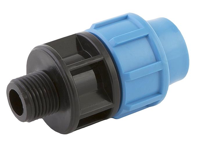 Муфта комбинированная 25х1' П для труб ПНД фото 1