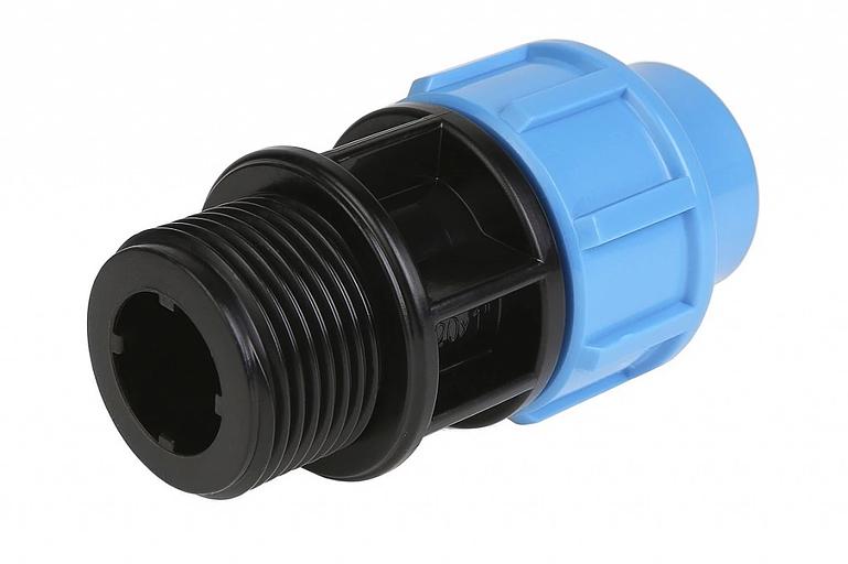 Муфта комбинированная 25х1' П для труб ПНД фото 2