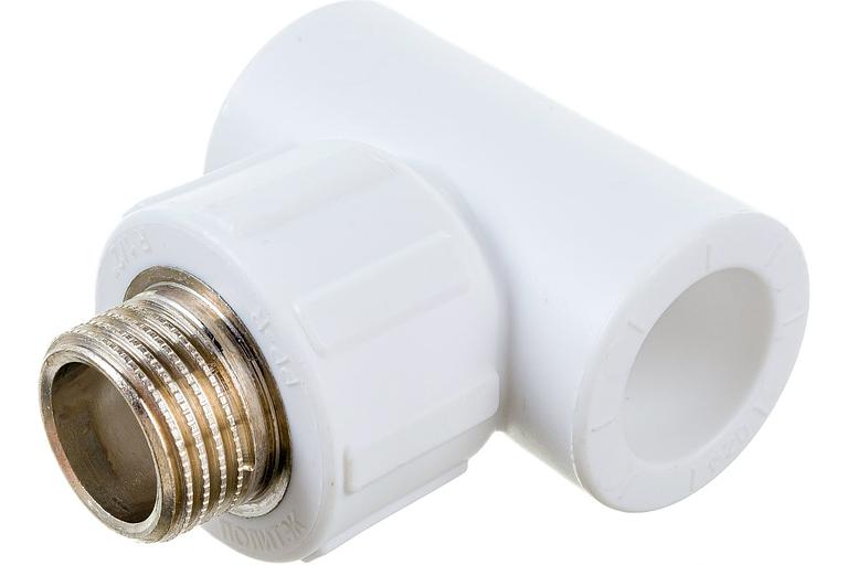 Тройник полипропиленовый PPR комбинированный НР 32х 3/4' фото 3