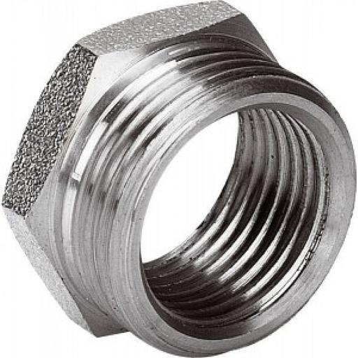 Футорка НВ 3/4'х1/2' никелированная фото 1