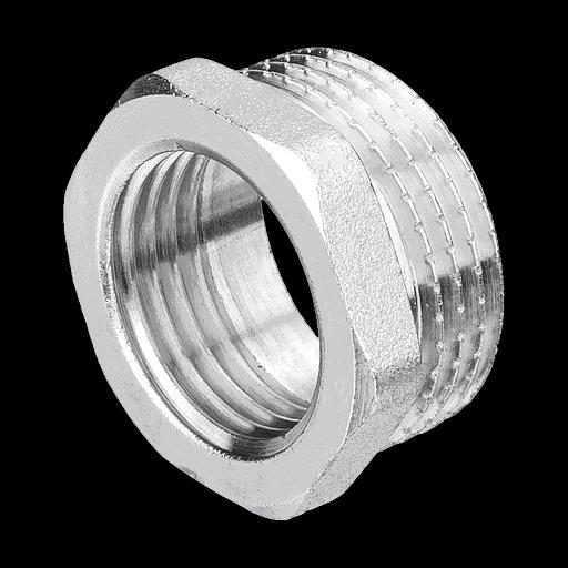 Футорка НВ 3/4'х1/2' никелированная фото 3