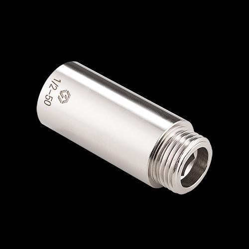 Удлинитель НВ 1/2'x15 мм, никелированный фото 1