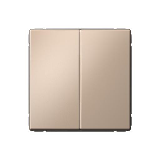 ARTGALLERY 2-клавишный выключатель, сх.5, 10АХ, механизм, песочный фото 1