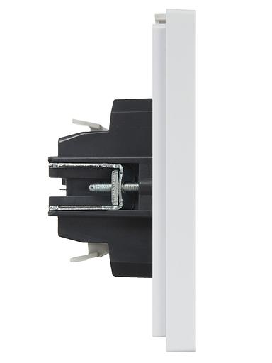 FORTE&PIANO Выключатель 2-клавишный с индикацией 10А FP206 белый IEK фото 4