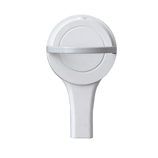 Вилка-невидимка с заземлением белая 16А 250В фото 3