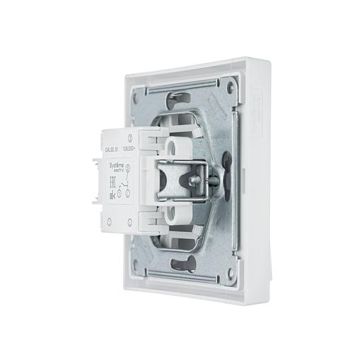 ARTGALLERY 2-клавишный выключатель, сх.5, 10АХ, механизм, белый фото 4