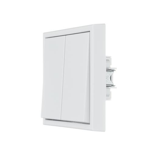 ARTGALLERY 2-клавишный выключатель, сх.5, 10АХ, механизм, белый фото 7