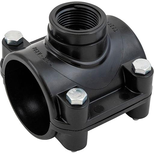 Седелка ПЭ 63 - 1' (крепление-болт) фото 2